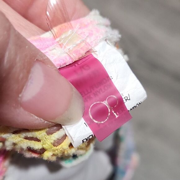 GUC OP Neon Crotched Sexy Boho One Piece Swimsuit - Picture 7 of 9